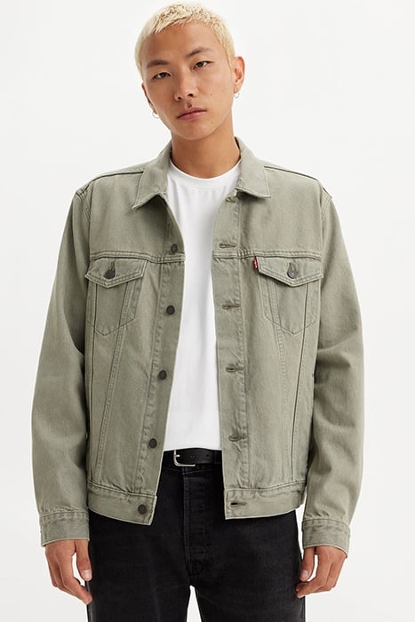 THE DENIM JACKET GREEN 4