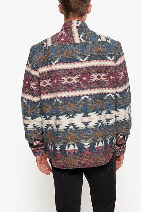 AZTEC JACQUARD VINTAGE RED 2