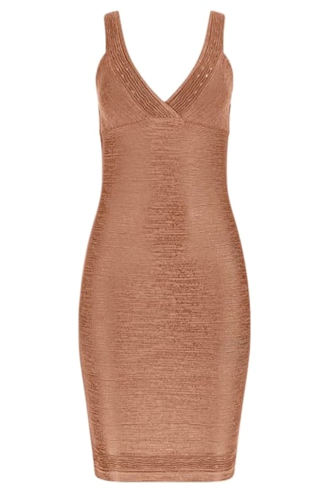 WILLA BANDAGE DRESS COPPER MULTI 4