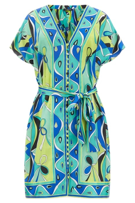 MARCIANO BY GUESS TULUM DRESS GREEN SLIPKNOT 4