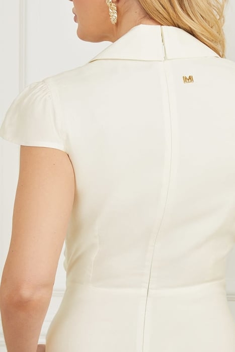 SONIA DRESS SOLID PALE PEARL MULTI 6