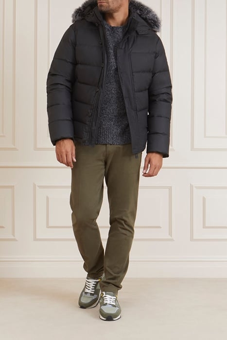 REAL DOWN PUFFER JAC JET WINTER JACKET BLACK 1