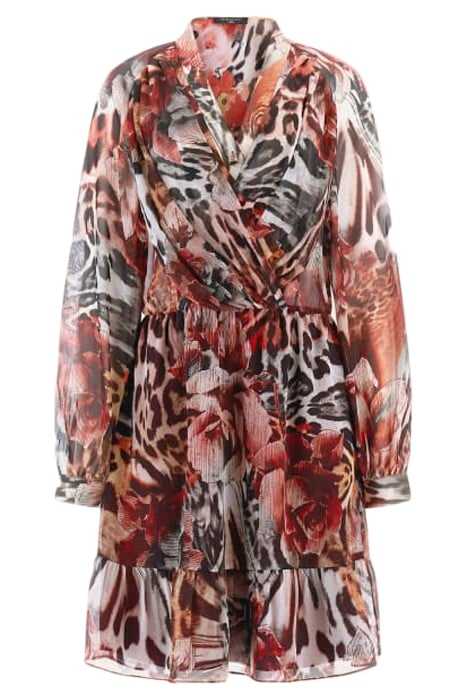 MARCIANO BY GUESS LEOPARD ROSE SHORT D LEOPARD ROSE PRINT 3