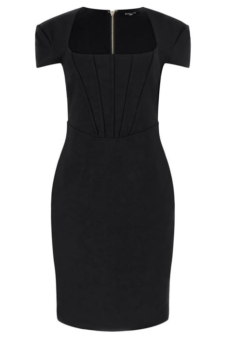KYLE CORSET DRESS JET BLACK 3