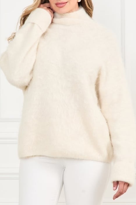 TANYA PULLOVER SWEAT PALE PEARL 1