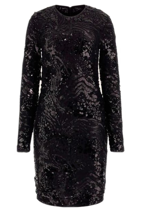 TERA DRESS JET BLACK MULTI 4