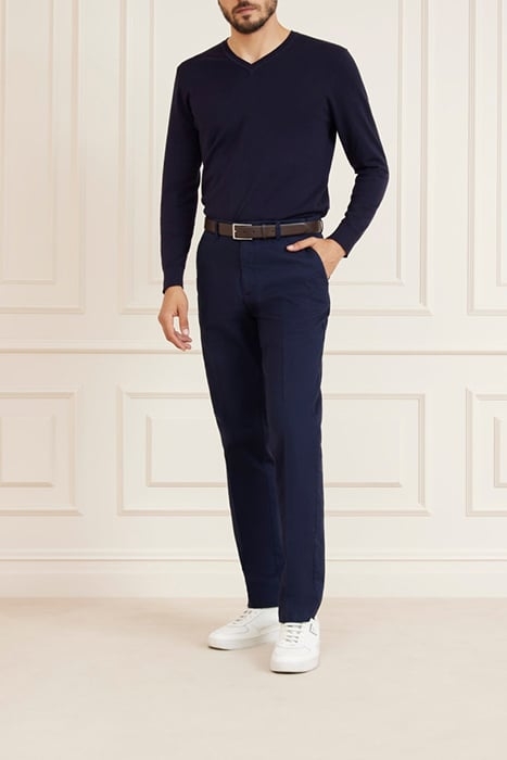 MARCIANO BY GUESS ESSENTIAL NECK GAR SMART SWEATER BLUE 3