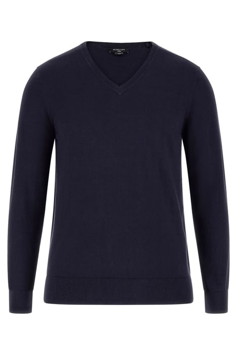 MARCIANO BY GUESS ESSENTIAL NECK GAR SMART SWEATER BLUE 4