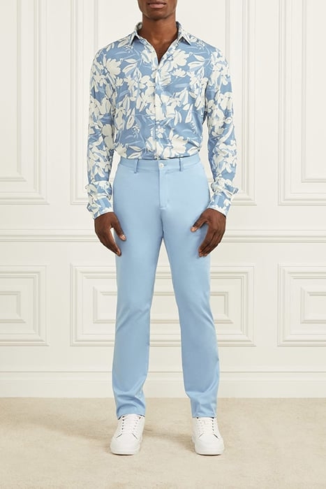 BENNY NEW COLLAR PAU BLUE MACROFLOWER CASUAL SHIRT PRINT 3