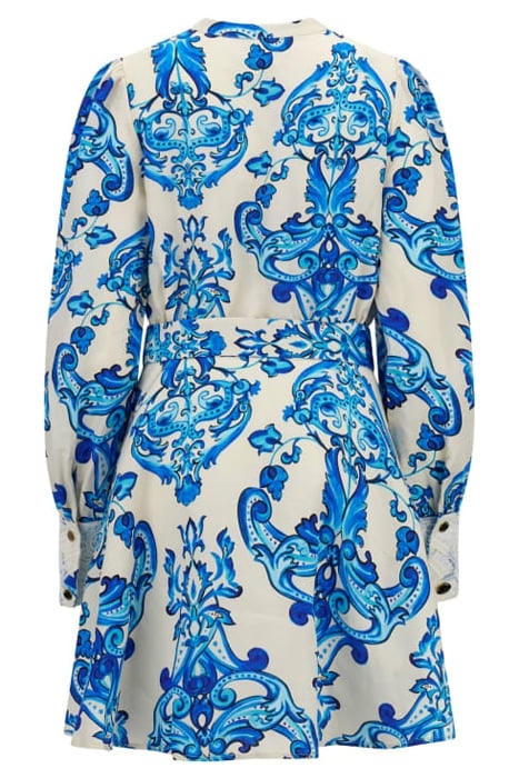 MARCIANO BY GUESS MICOL DRESS SOLID BLUE NOTE 5