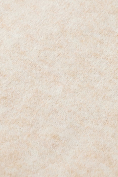 FUZZY CREW NECK PULLOVER SAND MELANGE 8