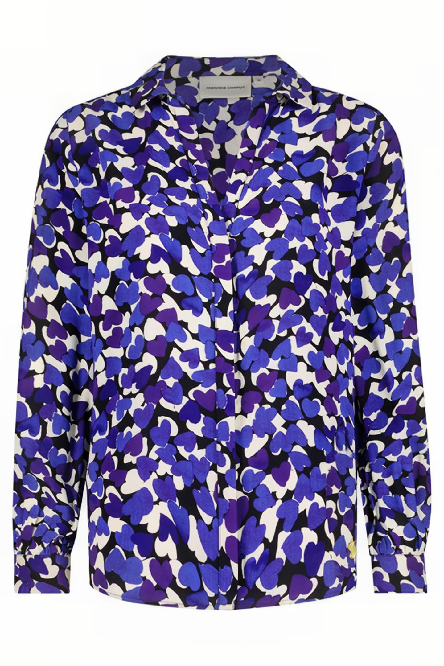 LIV BLOUSE BLACK/POPPY PURPLE 4