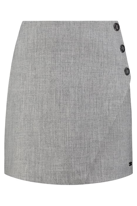 ASTI MELANGE SKIRT GRAPHITE 1