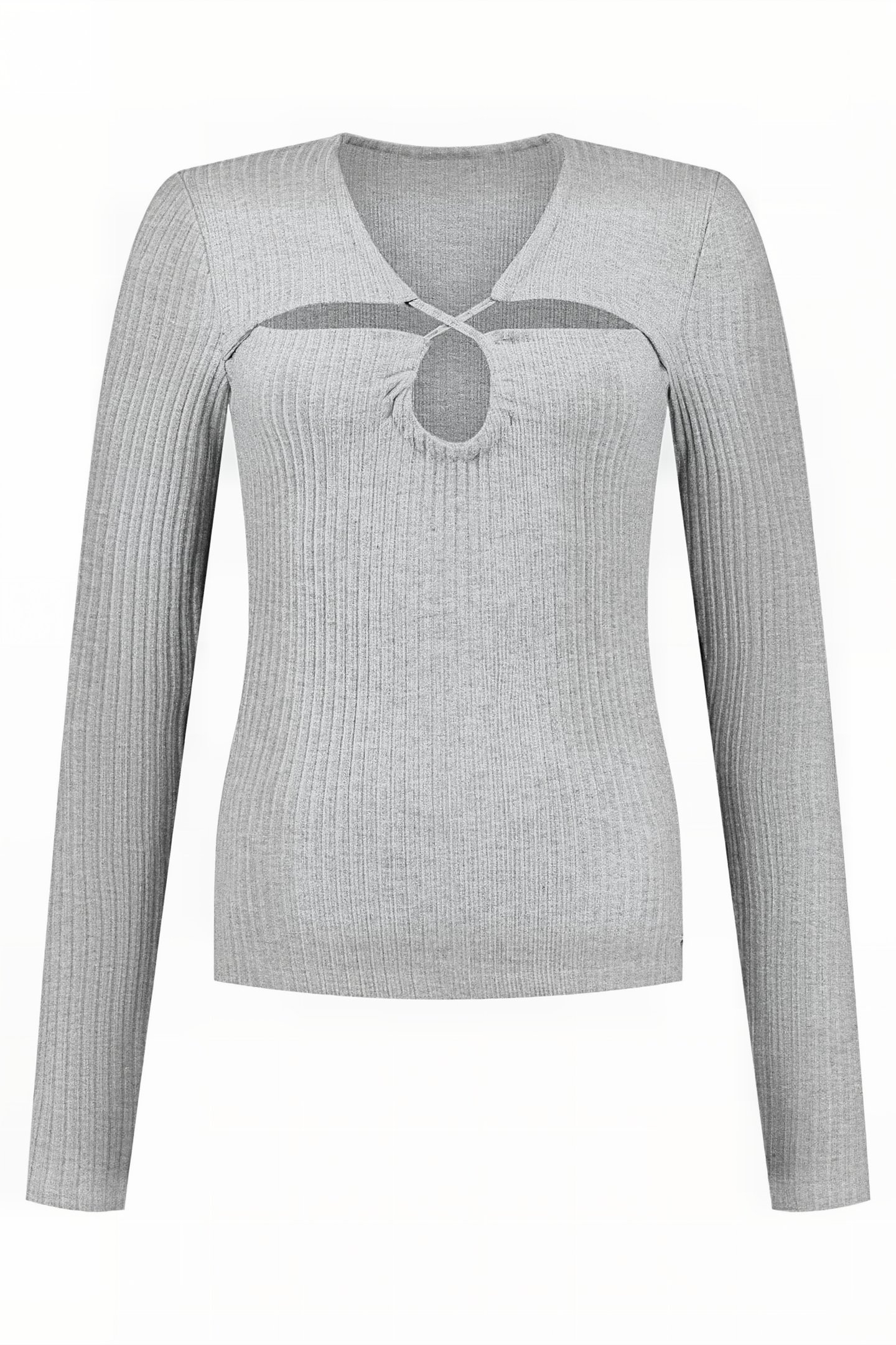 ALEXANDRIA TOP MID GREY MELANGE 1