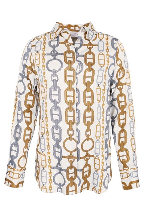 BLOUSE ST. DENIS ECRU CHAINS 3