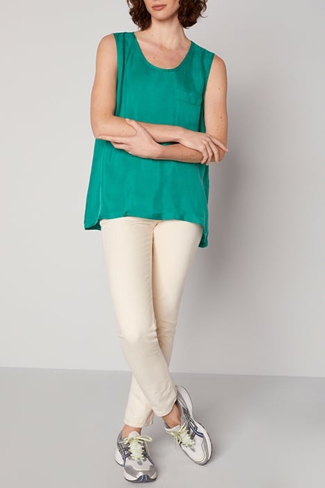 ROUND COLLAR SLEEVELESS OVERSIZE TOP RIVIERA 3