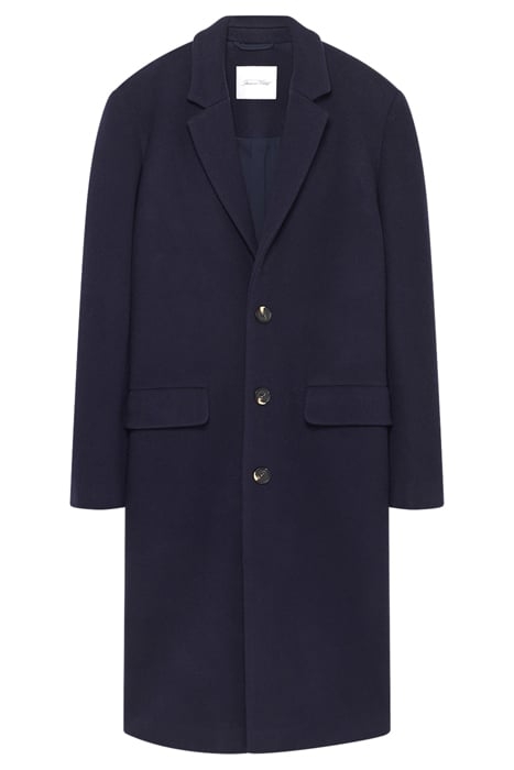 LONG SLEEVES-MID LENGTH COAT NAVY 2