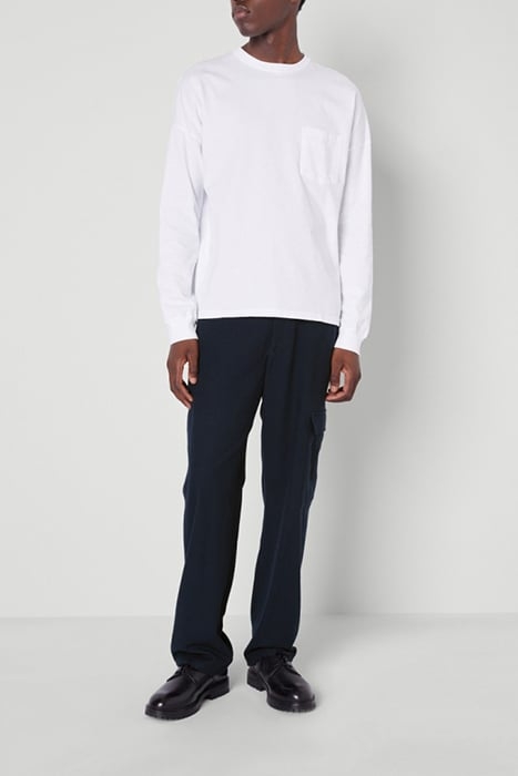 STRAIGHT-CUT 7/8-LENGTH COMBAT TROUSERS NAVY 3