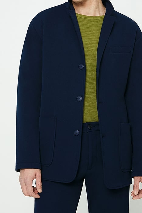 STRAIGHT MID-LENGTH BLAZER NAVY 4
