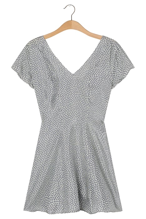 SHORT PRINTED A-LINE DRESS ODETTE 3