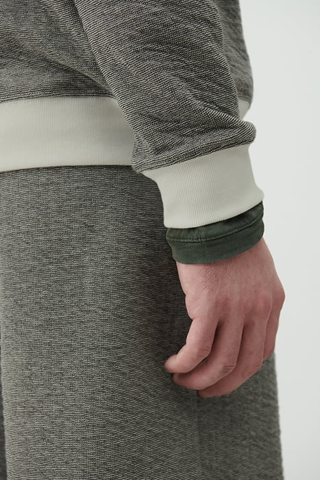 CREW NECK SWEATSHIRT ANTHRACITE CHINE 6