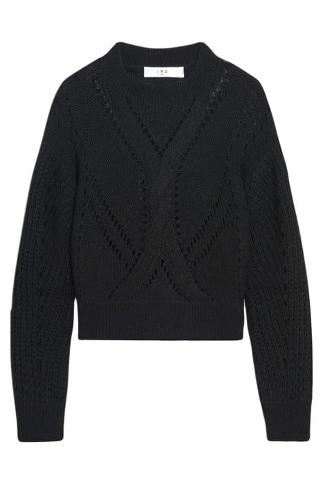 TEODORA KNITTED SWEATER IN BLACK 4