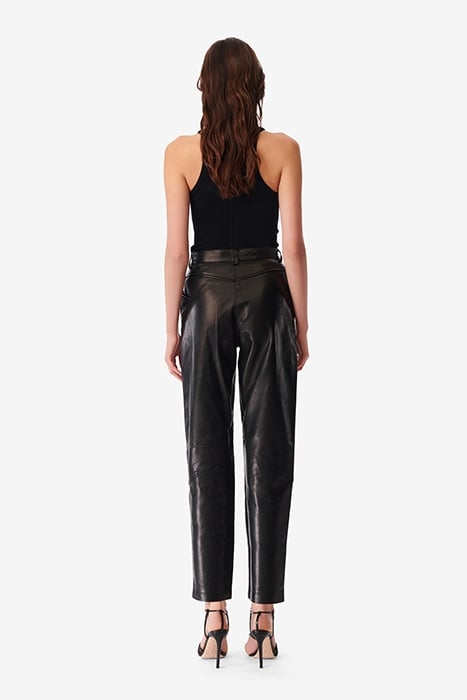 HAZEL LEATHER PANT IN BLACK 2