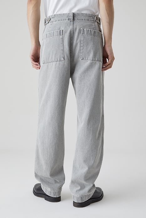 STYLE NAME BELFAST WIDE JEANS LIGHT GREY 2