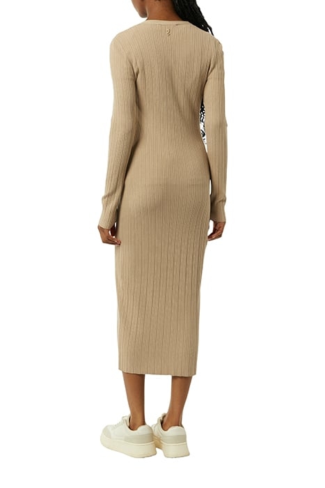 COMMA DRESSES BROWN-BEIGE 2