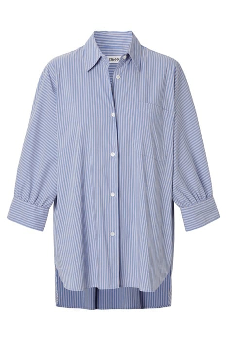 COTTON STRIPE SHIRT BLUETTE 4