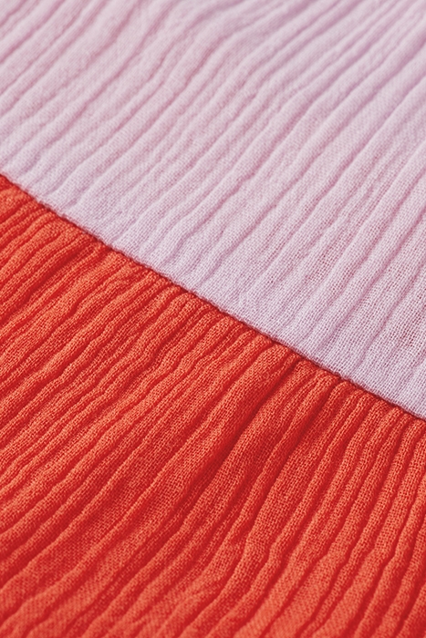 GIRLS CRINKLE COTTON A-LINE DRESS ORCHID 8