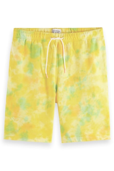 RELAXED TIE-DYE SWEATSHORTS YELLOW TIE DYE 4