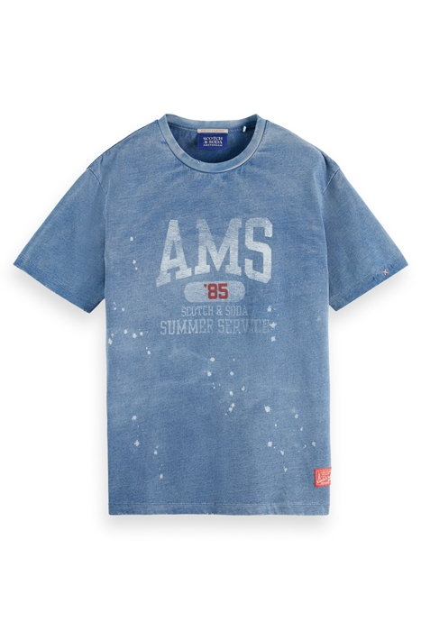 DENIM WASHED GRAPHIC TEE WASHED INDIGO 4