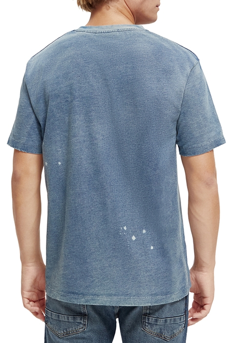 DENIM WASHED GRAPHIC TEE WASHED INDIGO 2