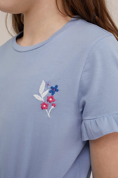 DRESS MID LENGTH BLUE 5