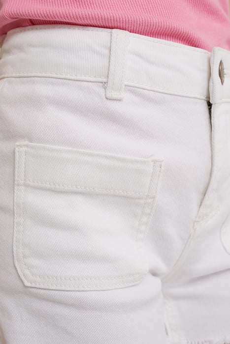 5-POCKET MID WAIST WHITE 5