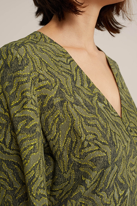 DRESS MID LENGTH GREEN 6