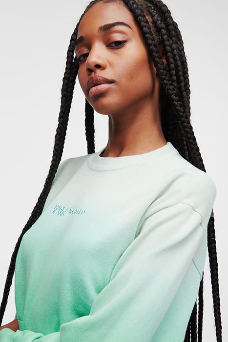 KLJ OMBRE CROPPED SWEATER KATYDID OMBRE 5