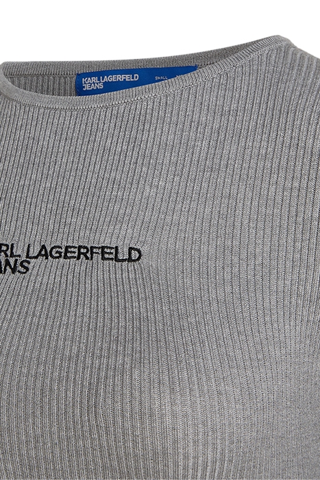 KLJ KNITTED BODY DRESS MID GREY 3