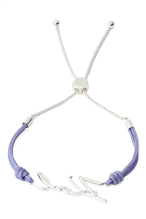 K/SIGNATURE CORD BRACELET IRIS PURPLE 3