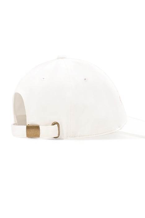 ABACA - ECRU CAP WITH GLITTER MESSAGE EMBROIDERY 2