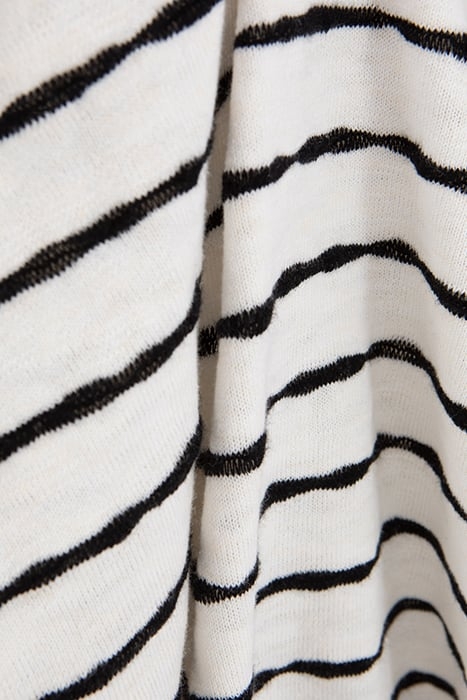 GESSO SWEATER WITH BLACK SAILOR STRIPES 8