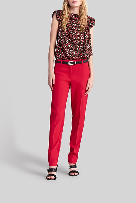 BLACK TOP WITH IKAT PRINT 2