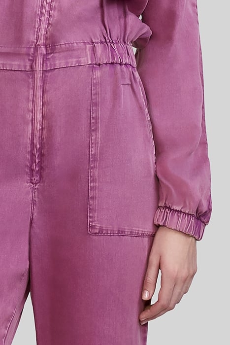 DARK PURPLE ACID WASH LYOCELL® JUMPSUIT 7