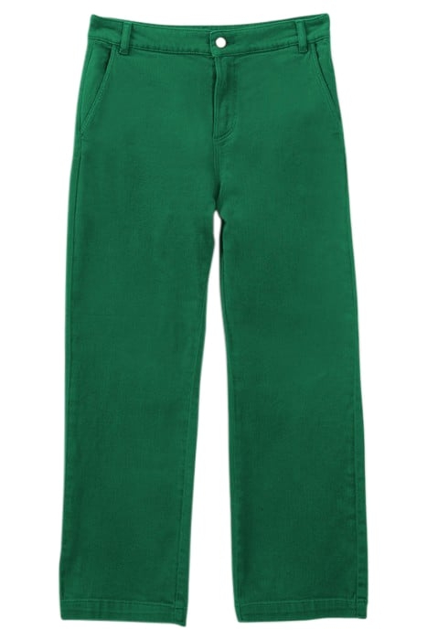 MEADOW GREEN FLARED JEANS 4