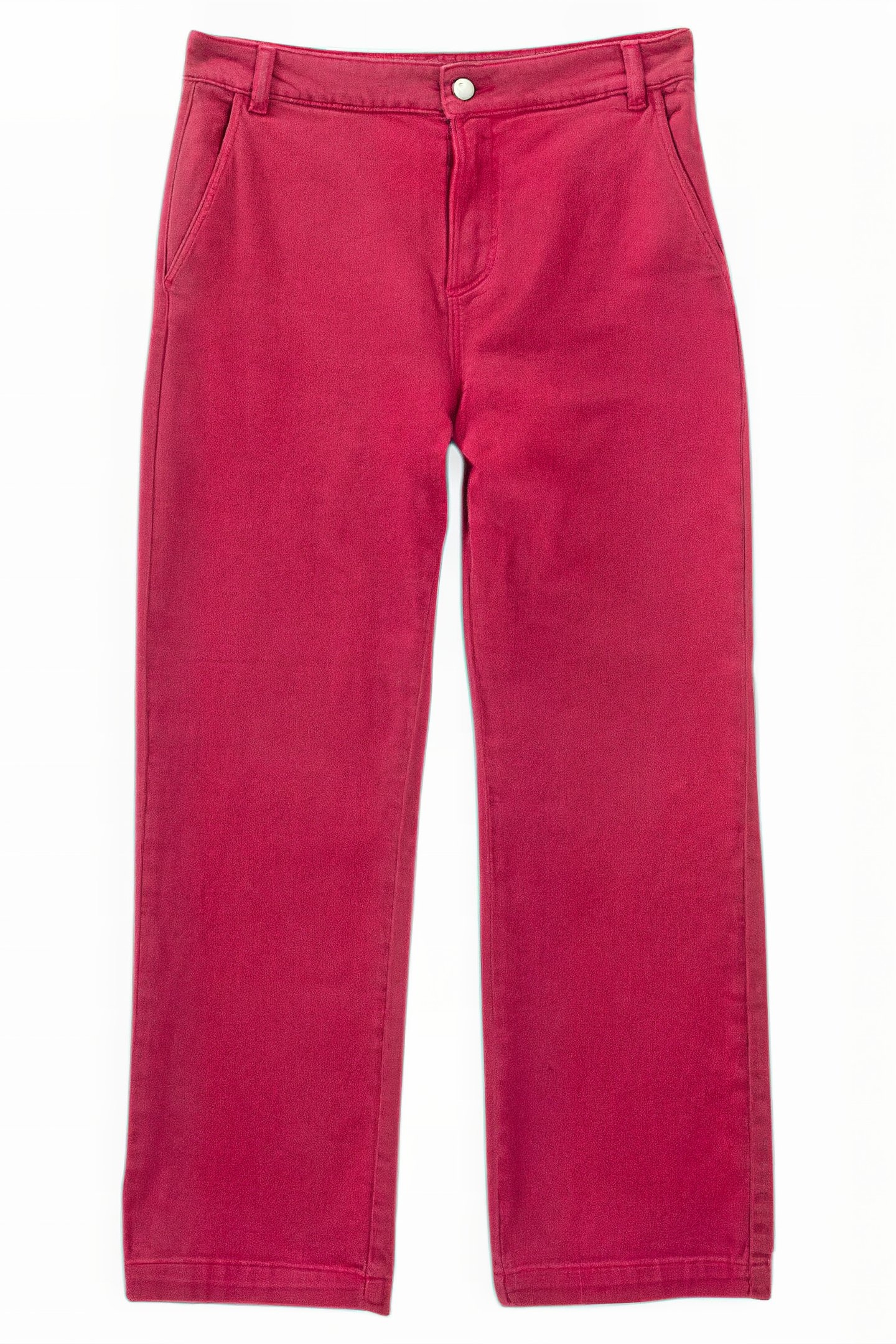 MAGENTA FLARED JEANS 4