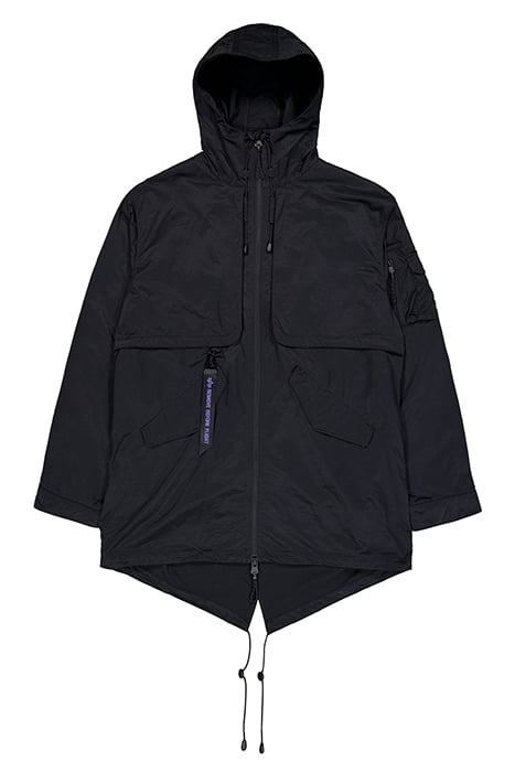 UTILITY FISHTAIL JACKET UV BLACK 3