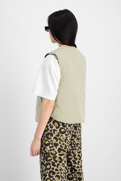 REVERSIBLE VEST CAMO OLIVE LEO CAMO 4
