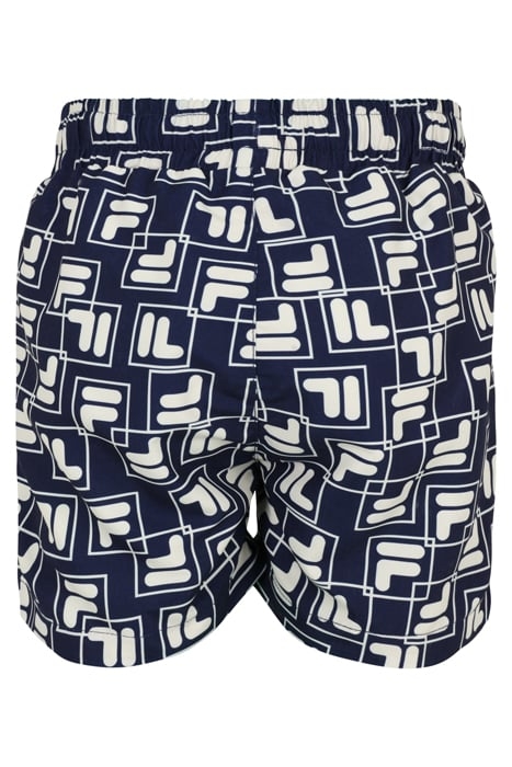 LAUDERT AOP BEACH SHORTS MEDIEVAL BLUE PLAYFUL F-BOX AOP 2