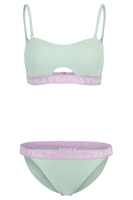 SANMING BANDEAU BIKINI SILT GREEN 4